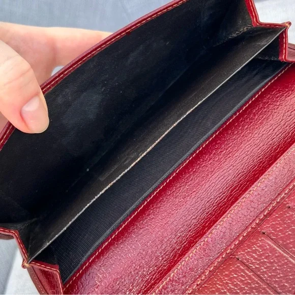 Gucci Long Wallet Red - Picture 6 of 7